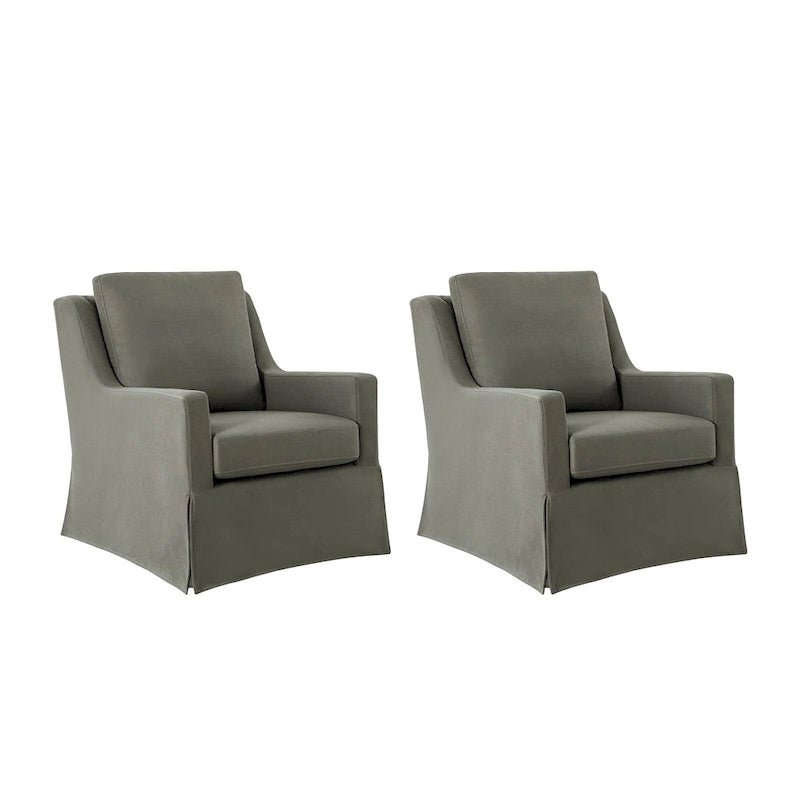 Rustic-Style Swivel Rocking Chair
