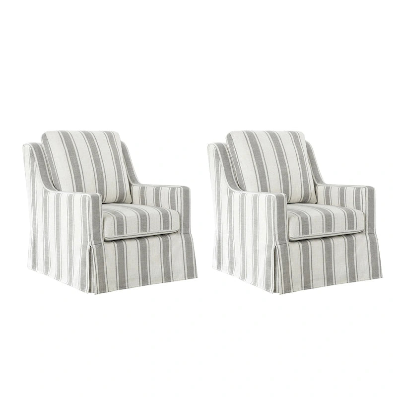Rustic-Style Swivel Rocking Chair