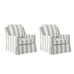 Rustic-Style Swivel Rocking Chair
