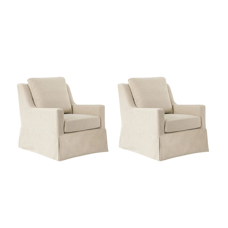 Rustic-Style Swivel Rocking Chair