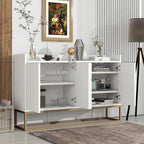 47.2 Buffet moderne 4 portes avec piètement en métal