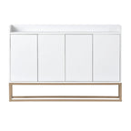 47.2 Buffet moderne 4 portes avec piètement en métal