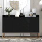47.2 Buffet moderne 4 portes avec piètement en métal