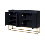 47.2 Buffet moderne 4 portes avec piètement en métal