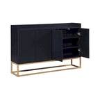 47.2 Buffet moderne 4 portes avec piètement en métal