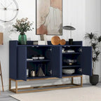 47.2 Buffet moderne 4 portes avec piètement en métal