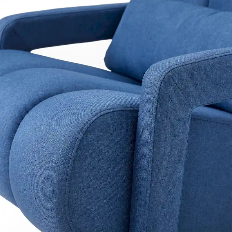 Modern Linen-Upholstered Accent Chair