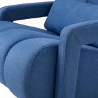 Modern Linen-Upholstered Accent Chair