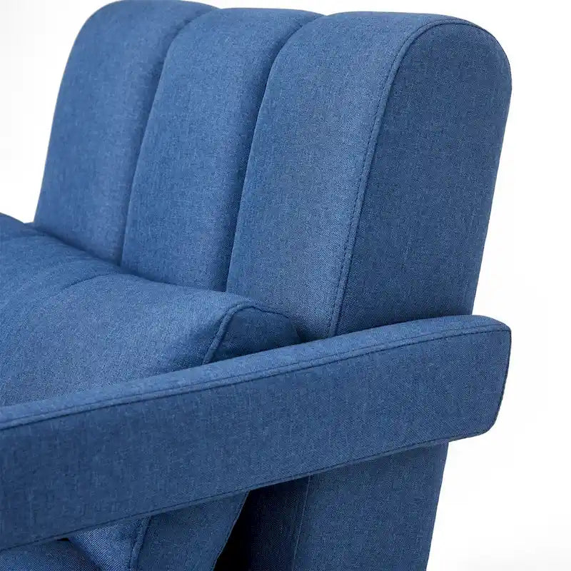Modern Linen-Upholstered Accent Chair