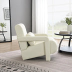 Modern Linen-Upholstered Accent Chair