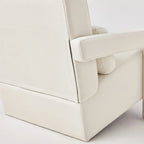 Modern Linen-Upholstered Accent Chair
