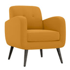 Fauteuil d'appoint mi-siècle jaune moutarde Carson Carrington Keflavik