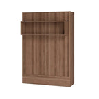 Lit escamotable contemporain brésilien Easy Lift Queen avec étagère