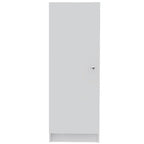 HomeRoots 47 Armoire de cuisine ou de rangement en bois blanc - 16,9' X '47,4' X '12,3