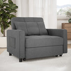 Canapé-lit convertible 3-en-1, Canapé-chaise dépliable, Lit pliant convertible pour salon