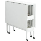 Table artisanale réglable en hauteur avec étagères de rangement, table de coupe pliante mobile pour bureau à domicile, salle de couture, salle d'artisanat