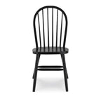 Chaise de salle à manger à dossier fuseau Windsor en bois massif International Concepts