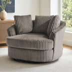 Fauteuil baquet pivotant déhoussable à bras encastrés DREAMSIDEA
