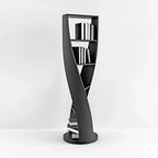 Bibliothèque verticale contemporaine en bois à 5 niveaux Hourglass