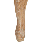 Fauteuil à oreilles Kali Oak en lin naturel - 34Lx34Px40H