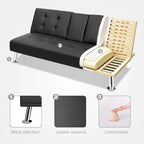 Canapé Futon Convertible Homall avec Porte-gobelets et Oreillers