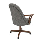 Chaise de salle à manger Caster, finition noyer