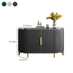 Buffet Glam Marble gris avec rangement