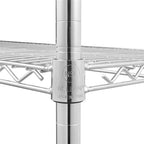 Étagère métallique à 5 niveaux avec roulettes - (59,06 x 17,72 x 70,87)