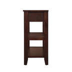 Table console de 42 po avec tiroirs et étagères à niveaux