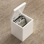 Table basse relevable pliable avec 4 tabourets et rangement