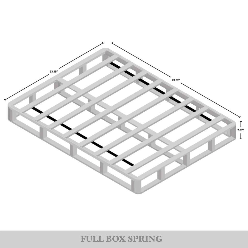 Base de sommier tapissier en bois massif CraftPorch de 8 pouces avec lattes en bois