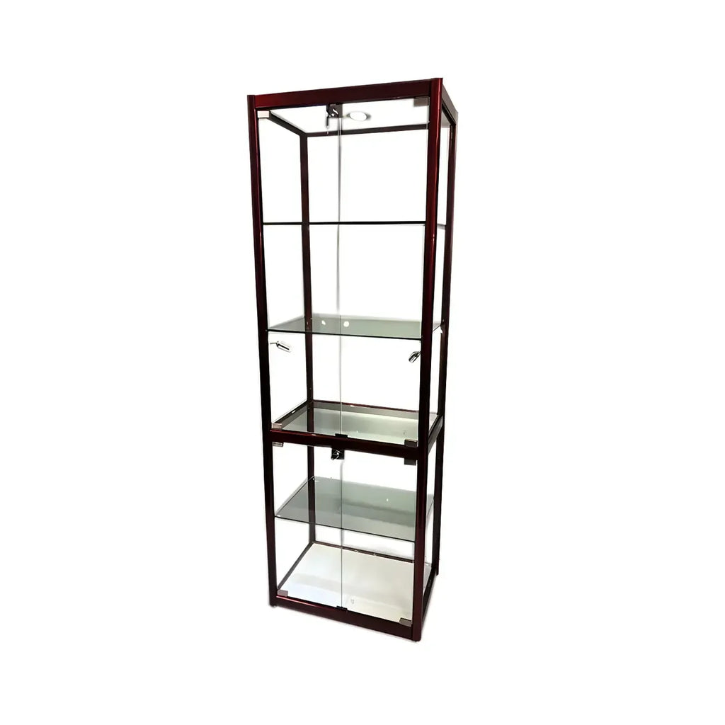 Vitrine rectangulaire contemporaine en verre noir