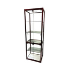 Vitrine rectangulaire contemporaine en verre noir