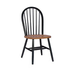 Chaise de salle à manger à dossier fuseau Windsor en bois massif International Concepts