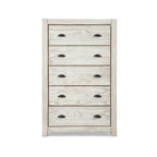 Commode 5 tiroirs en bois massif Montauk Grain Wood Furniture