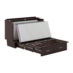 Lit escamotable coffre Chelsea Queen avec matelas