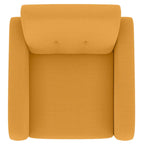 Fauteuil d'appoint mi-siècle jaune moutarde Carson Carrington Keflavik