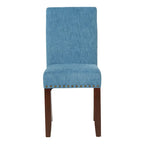 Chaise Parsons Copper Grove Five Bridge Eco en similicuir avec clous
