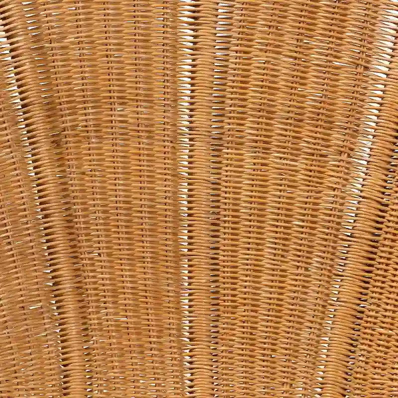 Fauteuil d'appoint fleur Blossom en rotin bohème miel