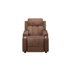 Fauteuil inclinable de luxe pour enfants avec repose-pieds, appuie-tête et 2 porte-gobelets, en microfibre, pour les enfants de 3 ans et plus