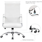 Chaise de bureau Homall nervurée Chaise de bureau d'ordinateur