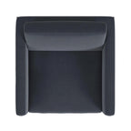 Fauteuil club moderne HomePop rembourré avec cadre en métal